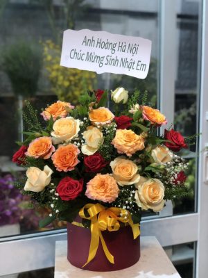 Giỏ hoa sinh nhật - 01